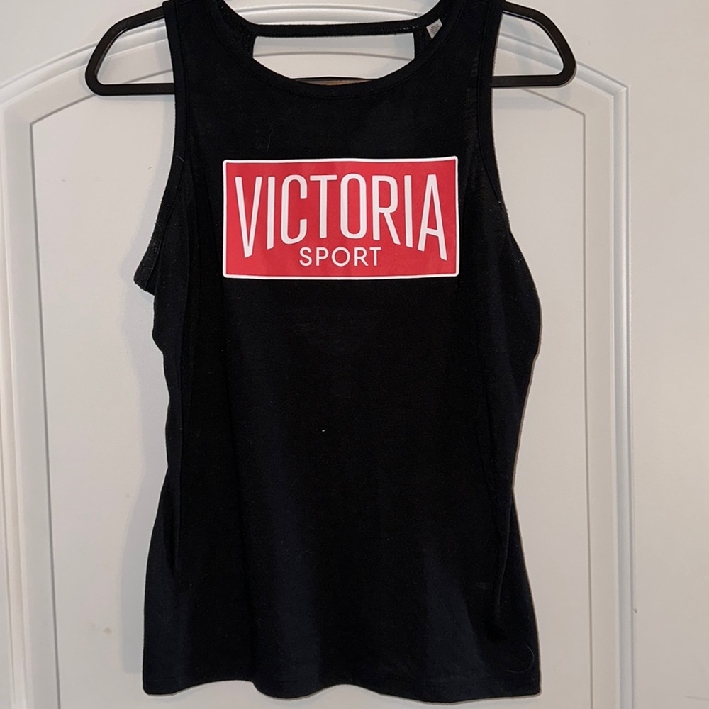 Black VS workout tank